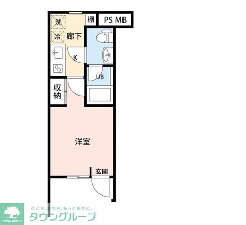 リーフコートの物件間取画像